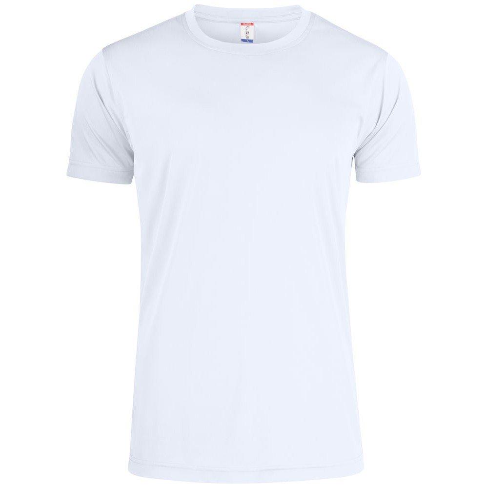 Tshirt Aktiv Herren Weiss 3XL von Clique