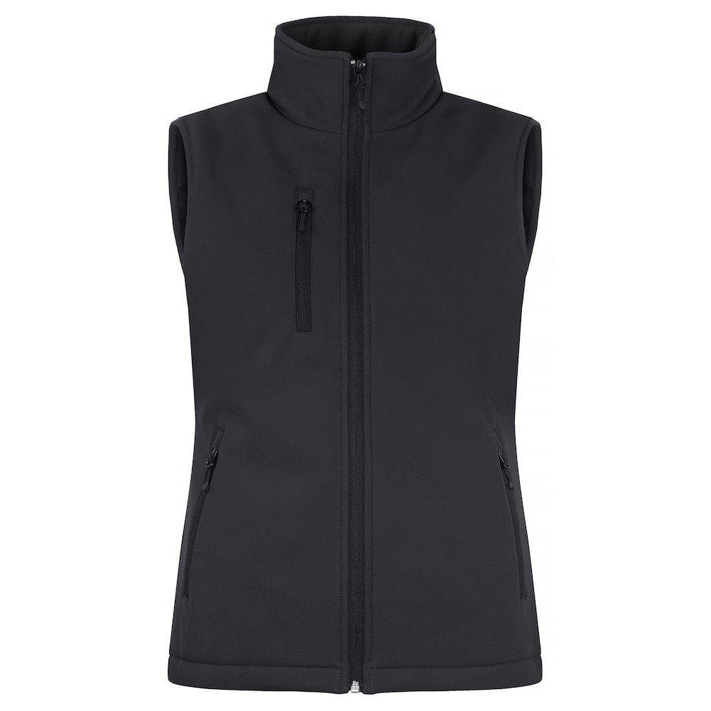 Weste Softshellpanele Damen Schwarz S von Clique