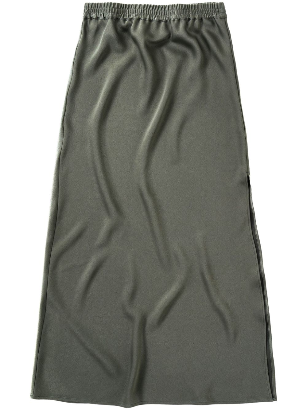 Closed A-line crepe maxi skirt - Green von Closed