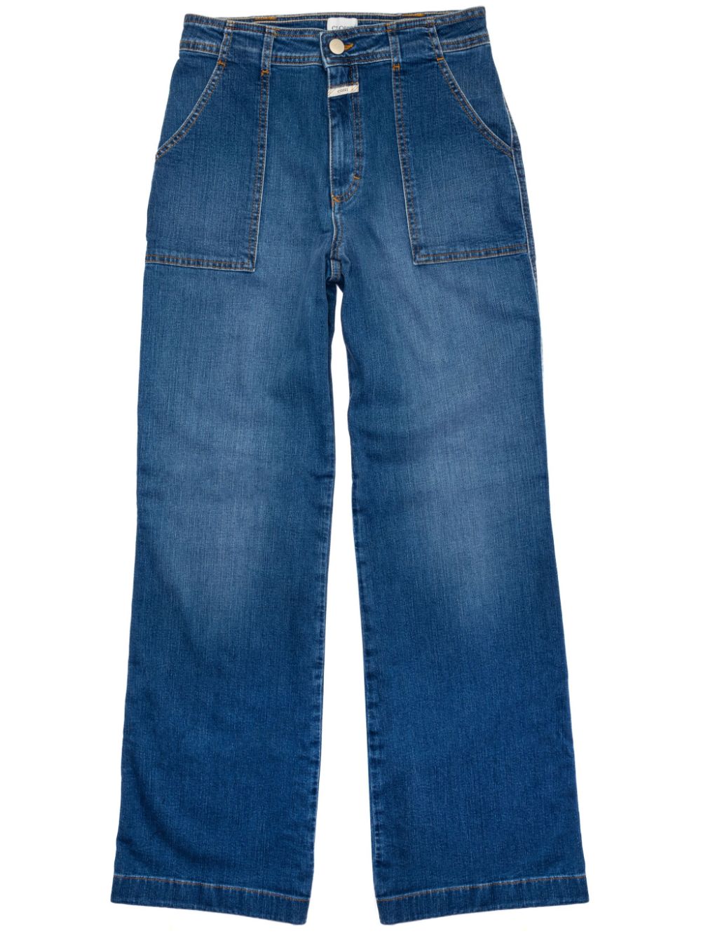 Closed Aria mid-rise straight-leg jeans - Blue von Closed