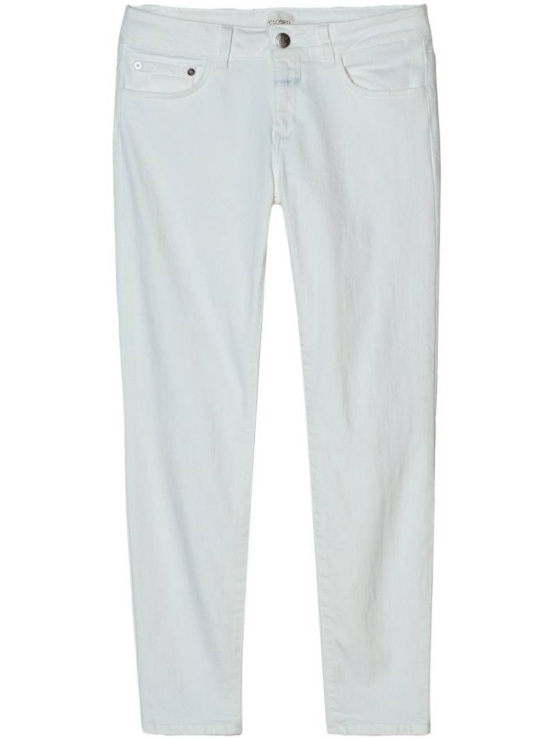 Closed Baker mid-rise slim jeans - White von Closed