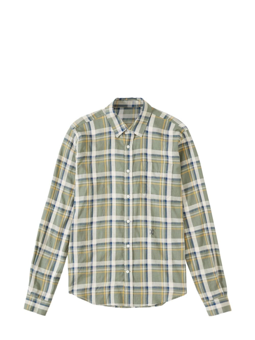 Closed Basic check-pattern shirt - Green von Closed