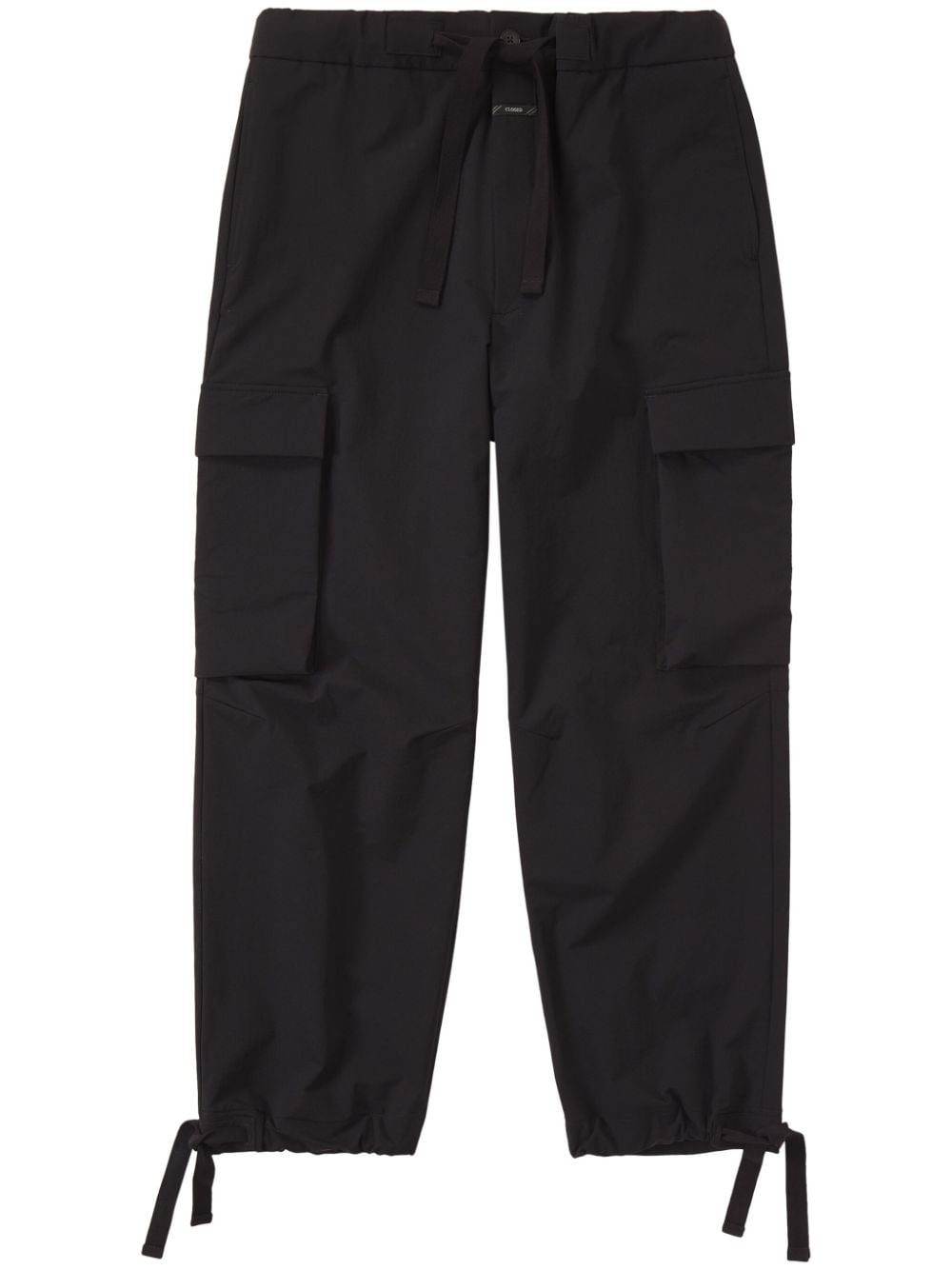 Closed Freeport mid-rise wide-leg trousers - Black von Closed