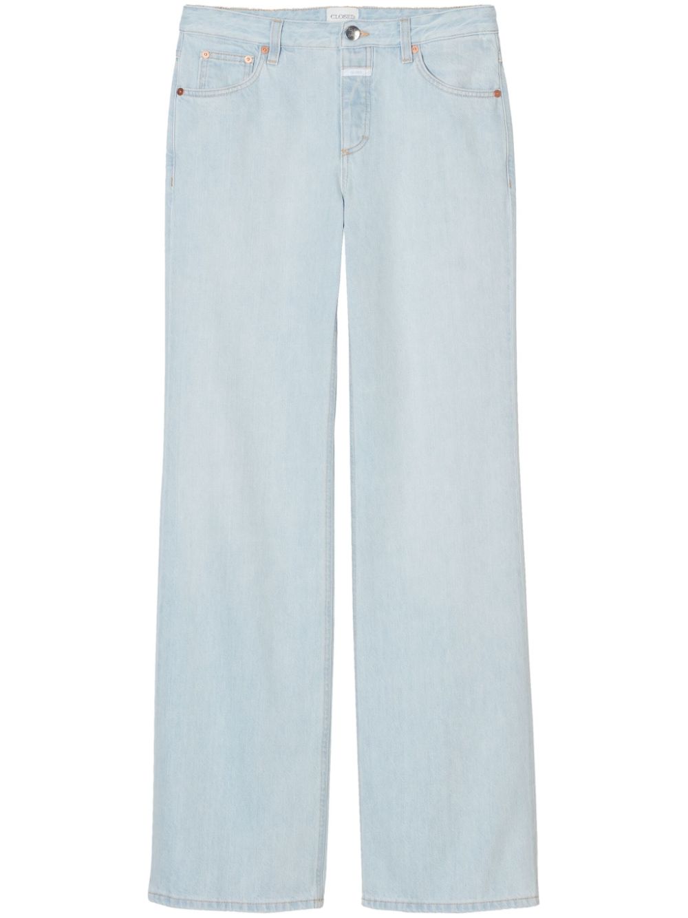 Closed Gillan low-rise flared jeans - Blue von Closed