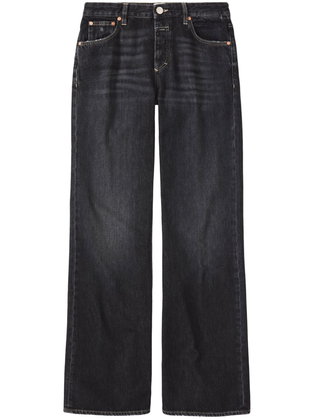 Closed Gillan wide-leg jeans - Black von Closed