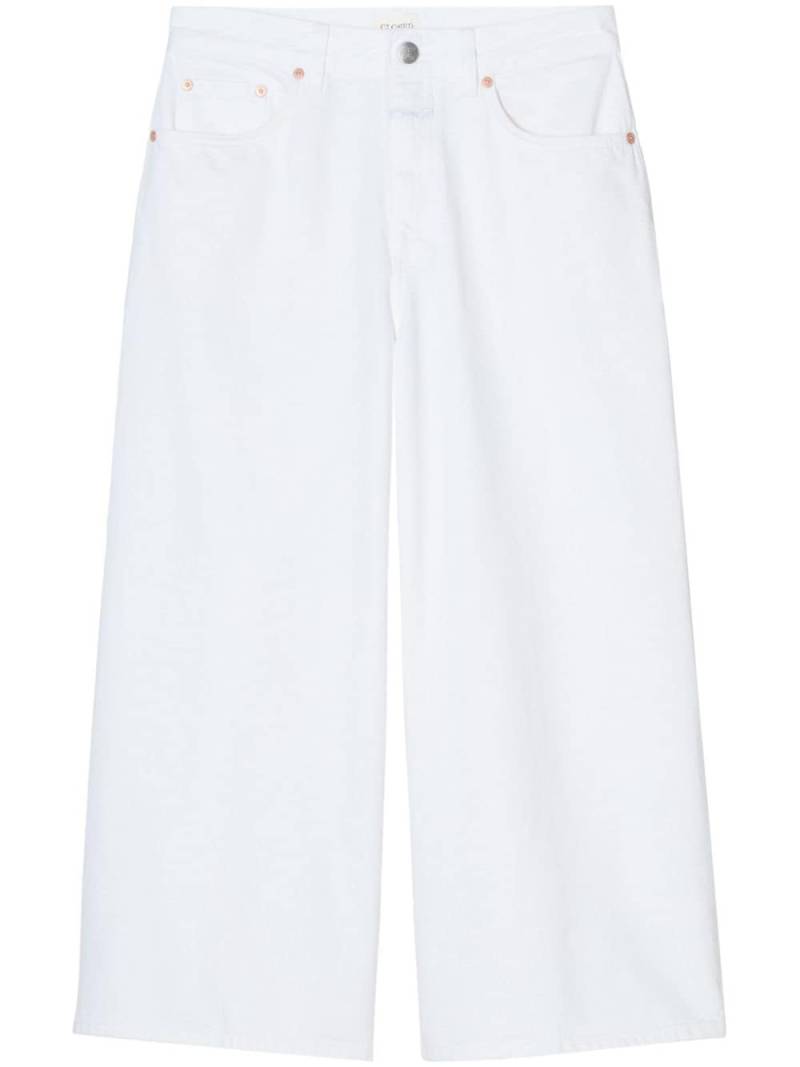 Closed Lyna mid-rise wide-leg jeans - White von Closed