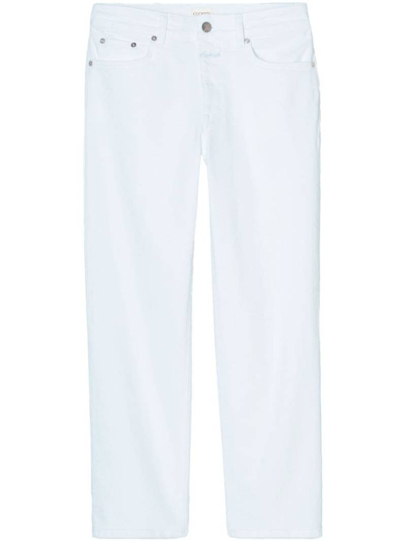 Closed Milo slim-fit cropped jeans - White von Closed