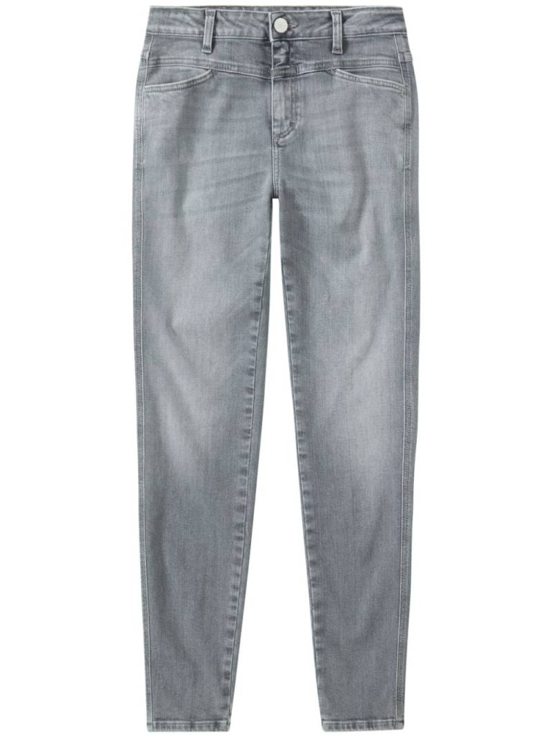 Closed Skinny Pusher stretch-denim jeans - Grey von Closed
