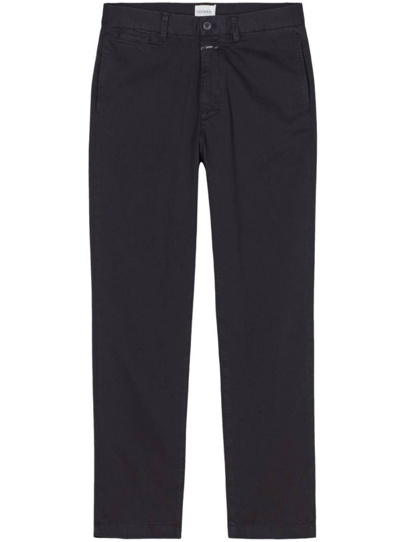 Closed Tacoma organic-cotton tapered trousers - Black von Closed