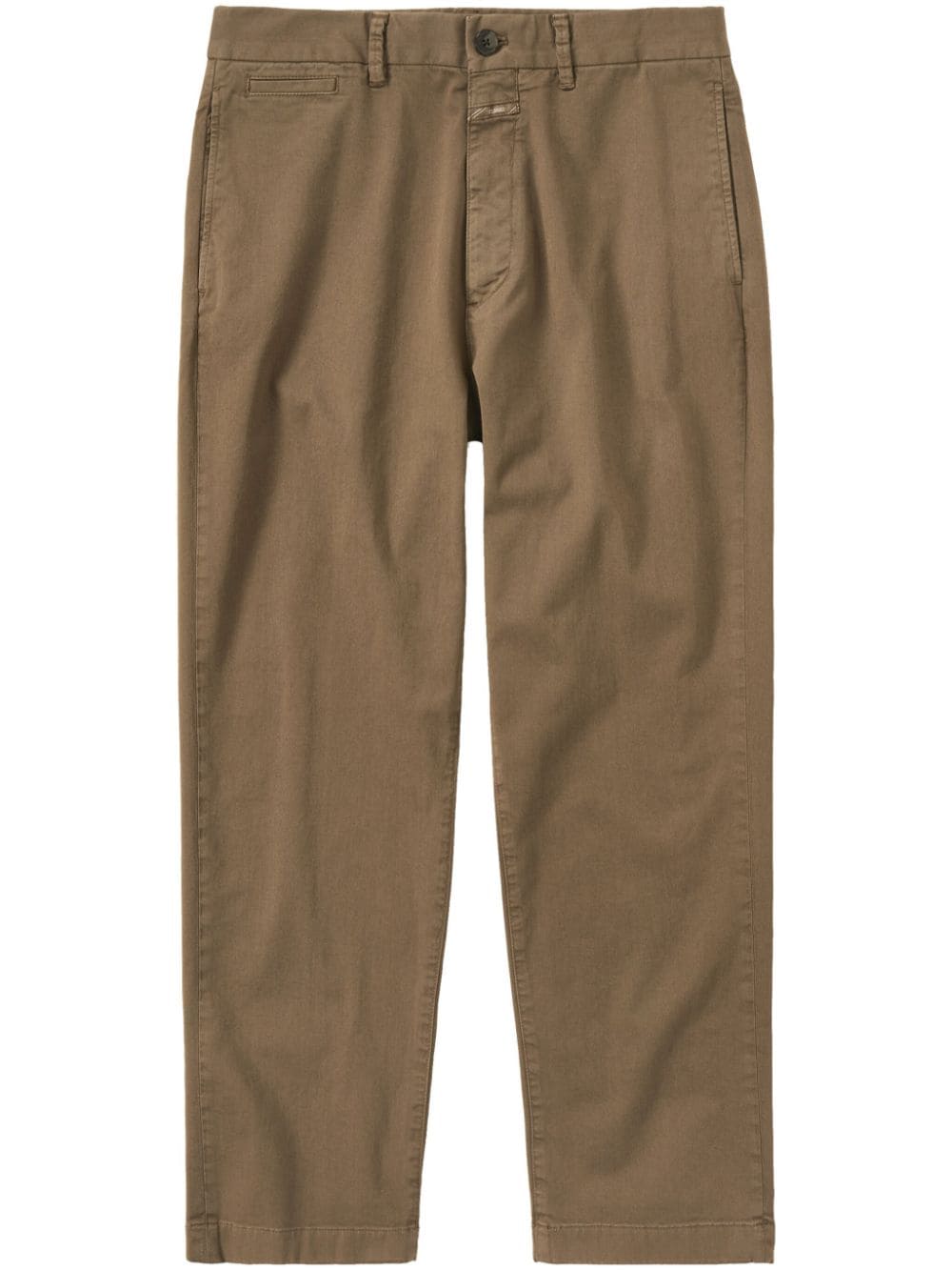 Closed Tacoma tapered cotton trousers - Brown von Closed