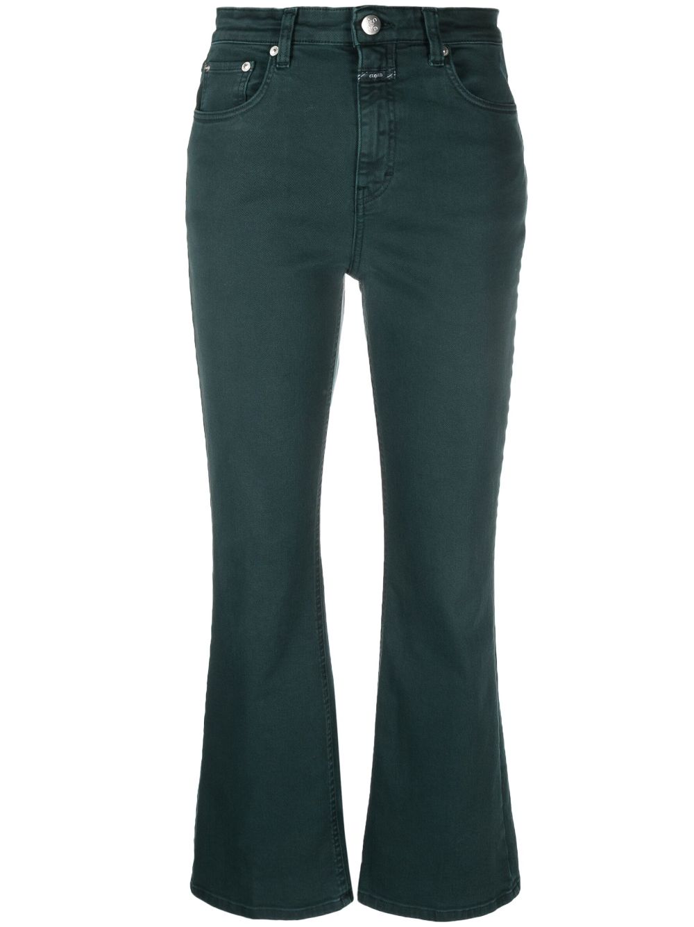 Closed cropped straight-leg jeans - Green von Closed