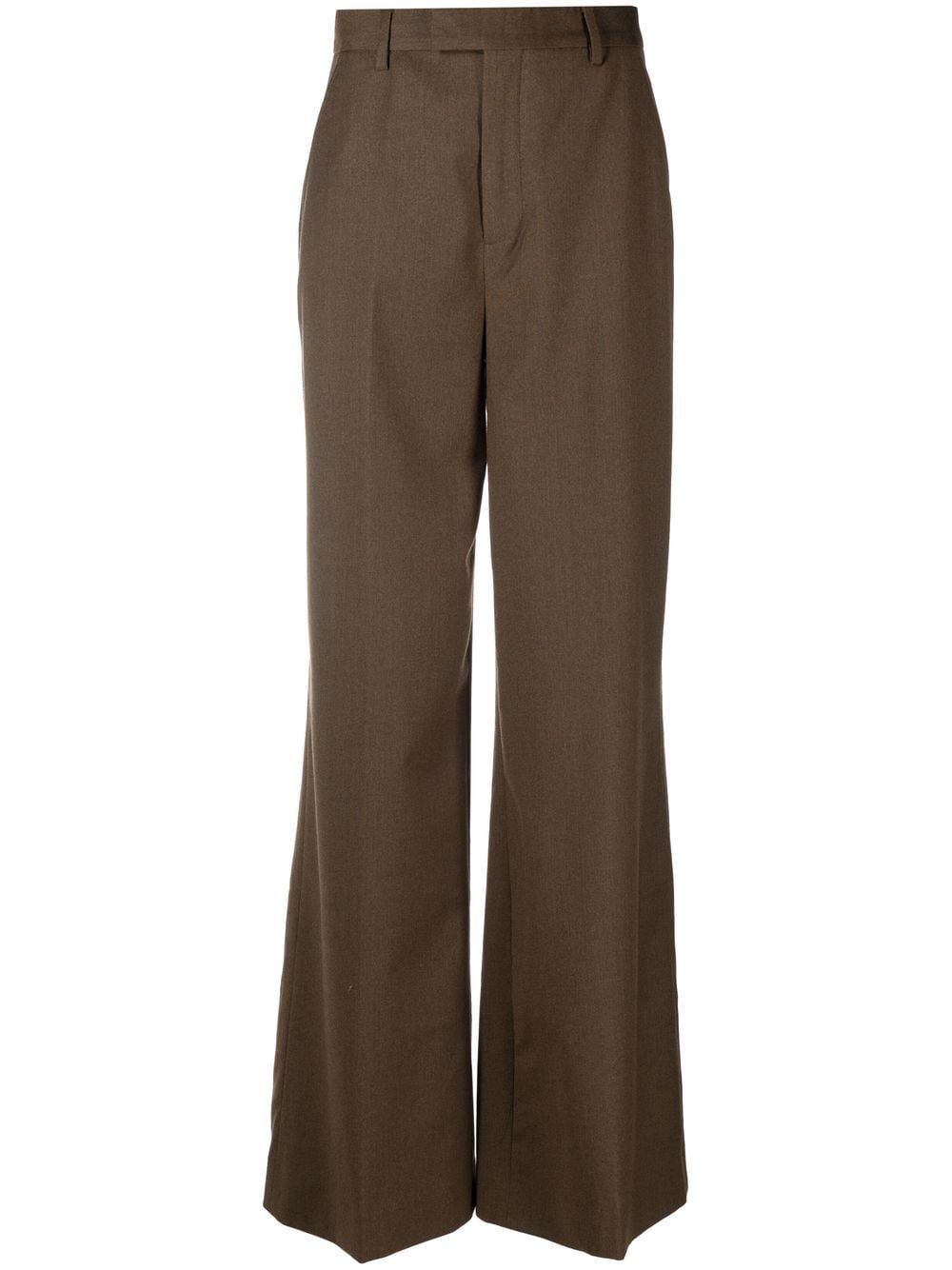 Closed high-waisted straight-leg trousers - Brown von Closed