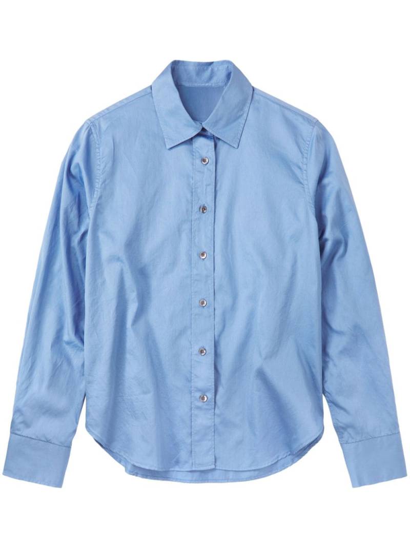Closed long-sleeve cotton shirt - Blue von Closed