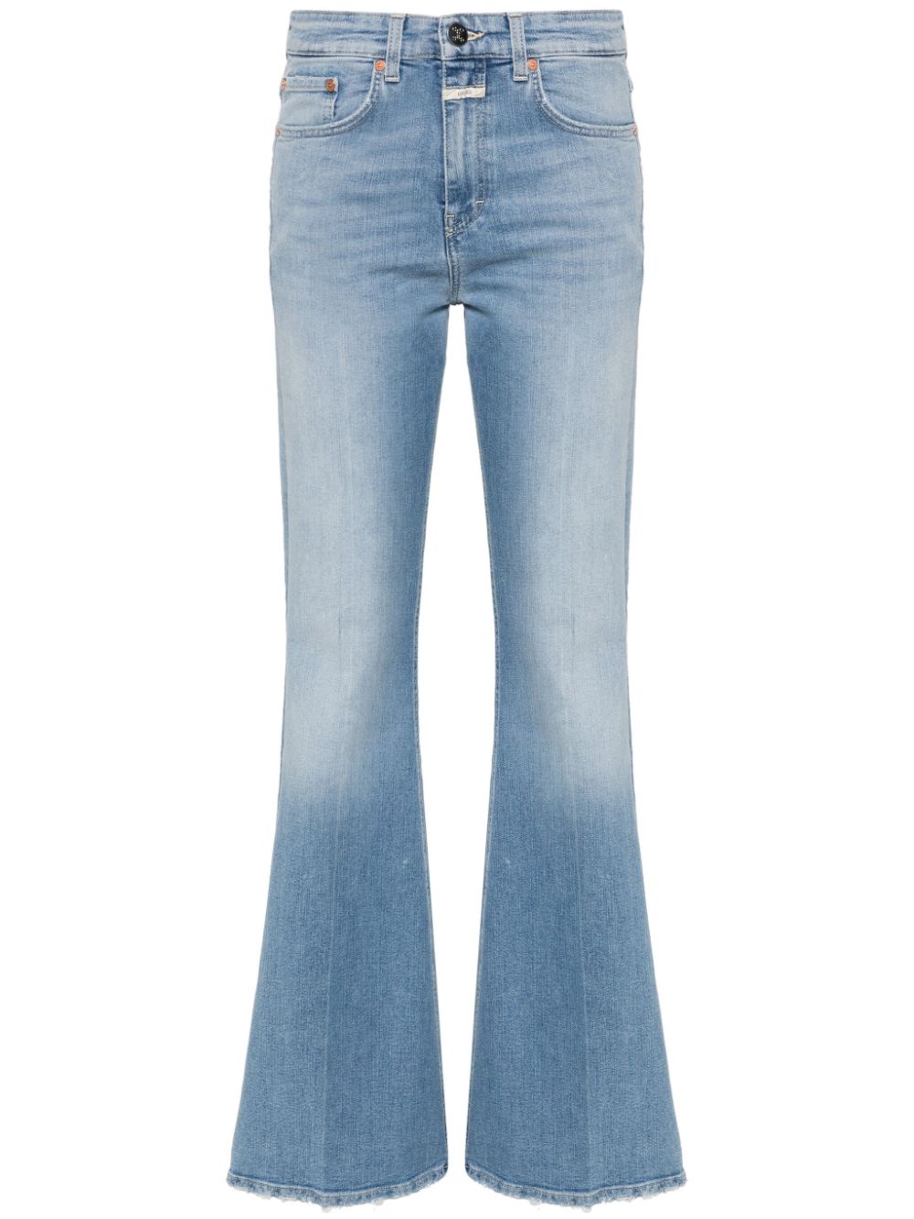 Closed mid-rise bootcut jeans - Blue von Closed