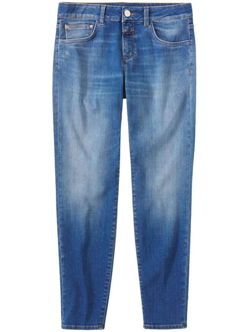 Closed mid-rise skinny-cut jeans - Blue von Closed