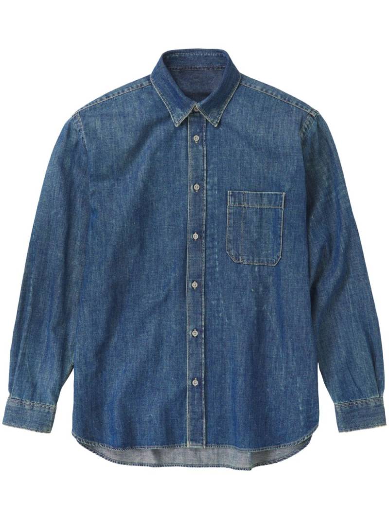 Closed organic cotton denim shirt - Blue von Closed