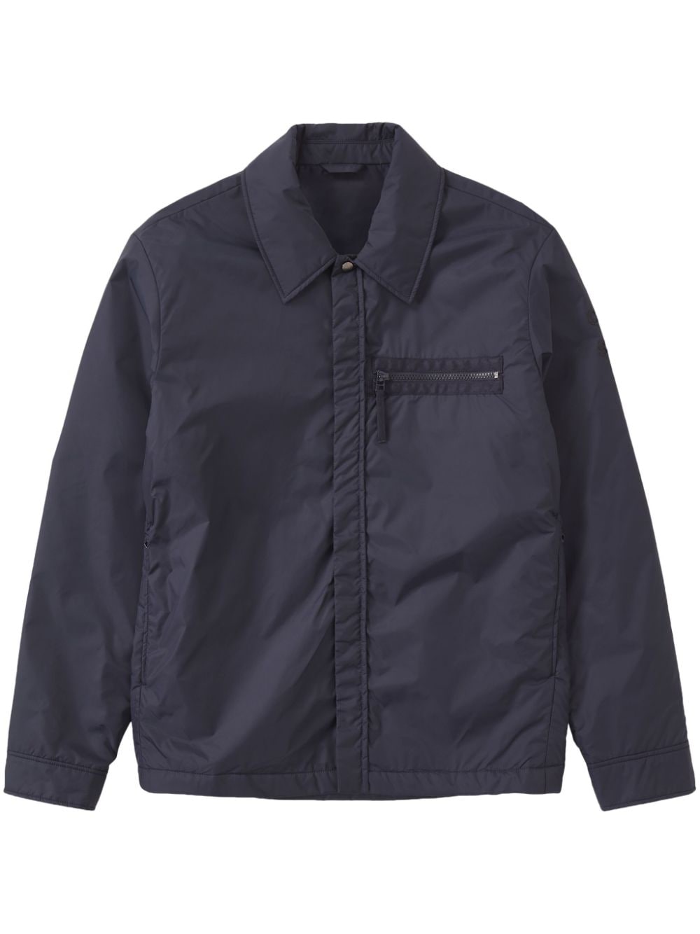 Closed quilted ripstop overshirt - Blue von Closed