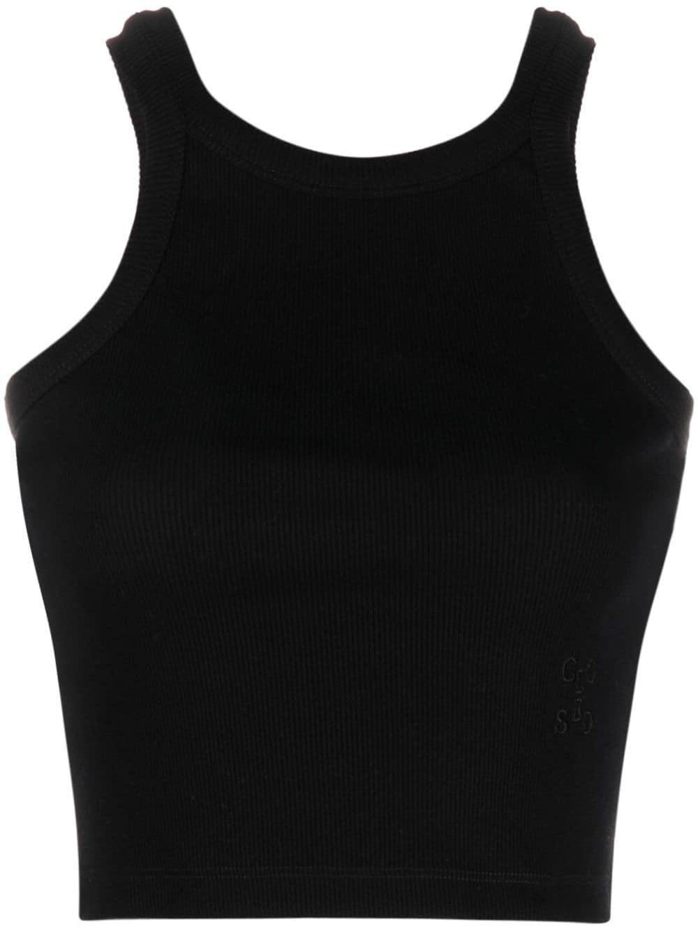 Closed ribbed-knit tank top - Black von Closed