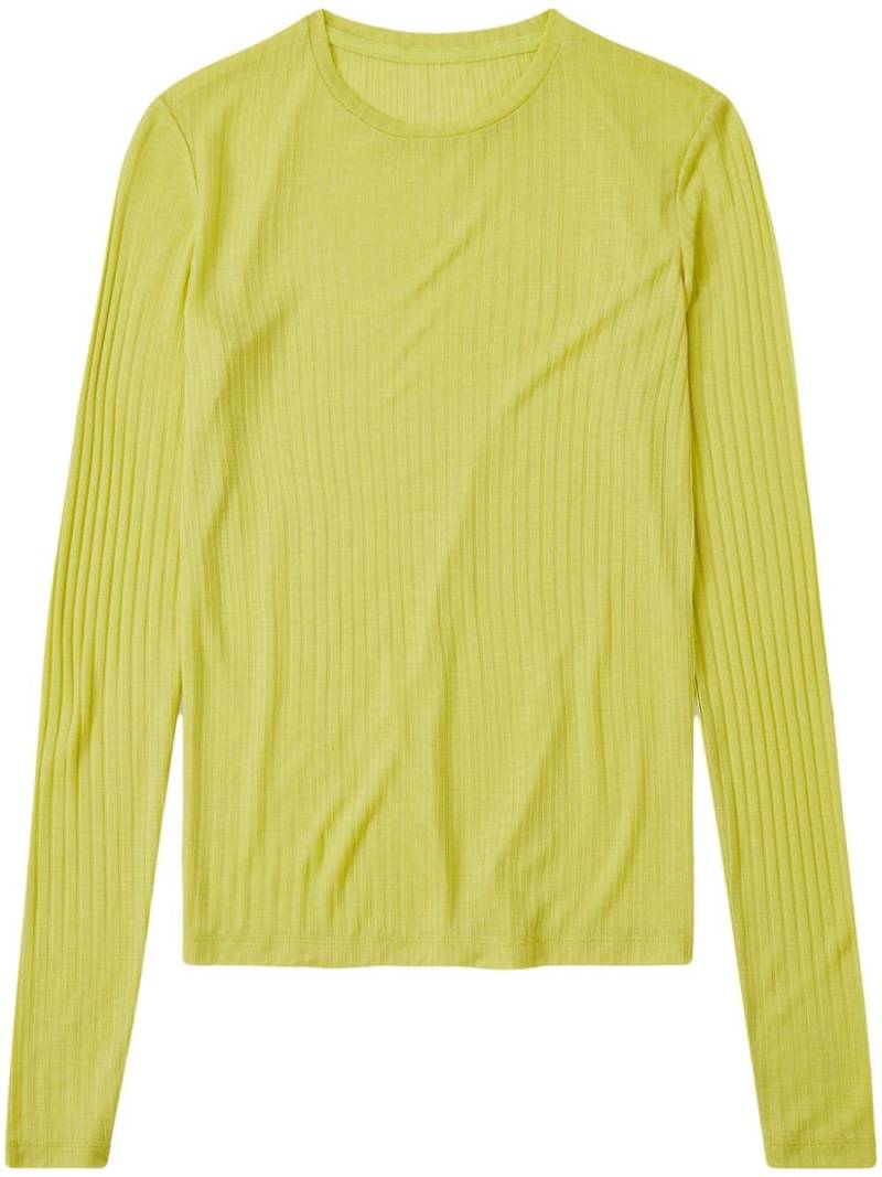 Closed ribbed lyocell jumper - Yellow von Closed