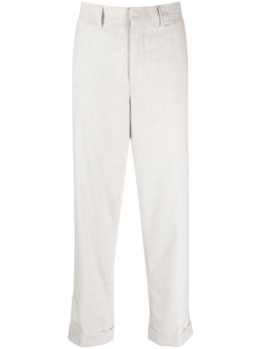 Closed rolled-cuff cropped trousers - Grey von Closed