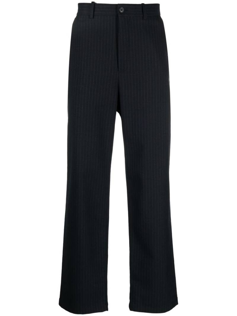 Closed straight-leg pinstripe trousers - Blue von Closed