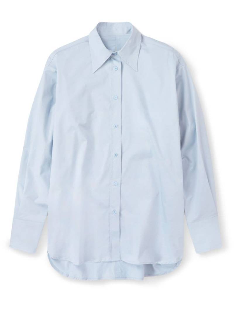 Closed stretch-cotton long-sleeve shirt - Blue von Closed