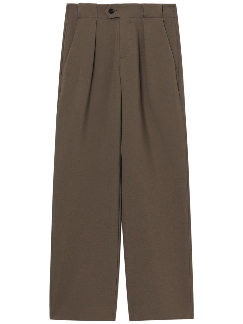 Closed tailored straight-leg trousers - Brown von Closed