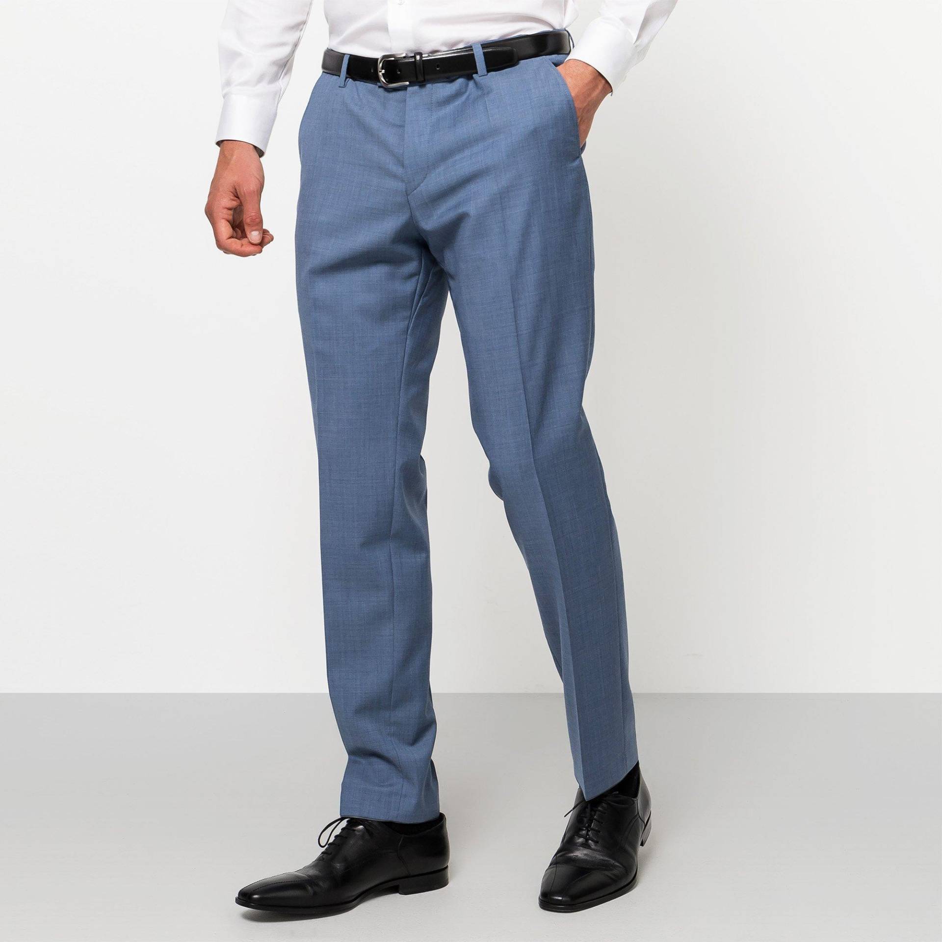 Anzughose, Modern Fit Herren Hellblau 48 von Club of Gents