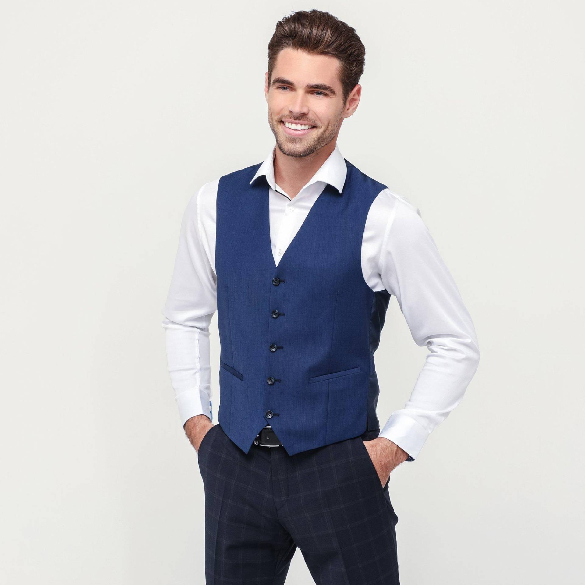 Gilet Herren Blau 56 von Club of Gents