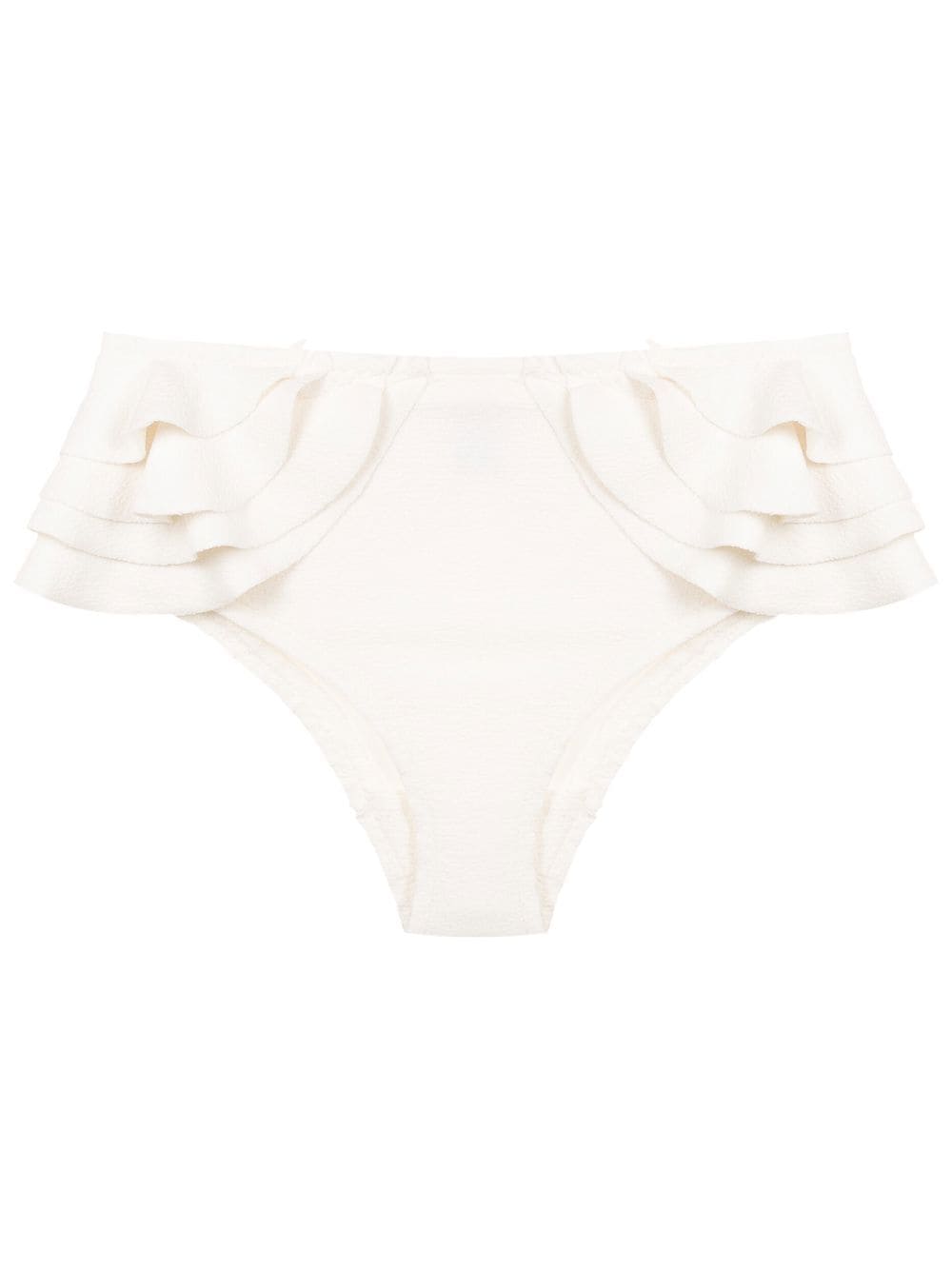 Clube Bossa Bandara high-waist bikini bottoms - White von Clube Bossa