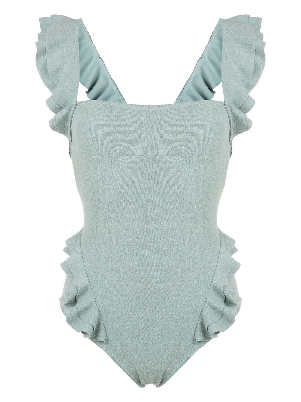 Clube Bossa Barbette square-neck one-piece - Blue von Clube Bossa