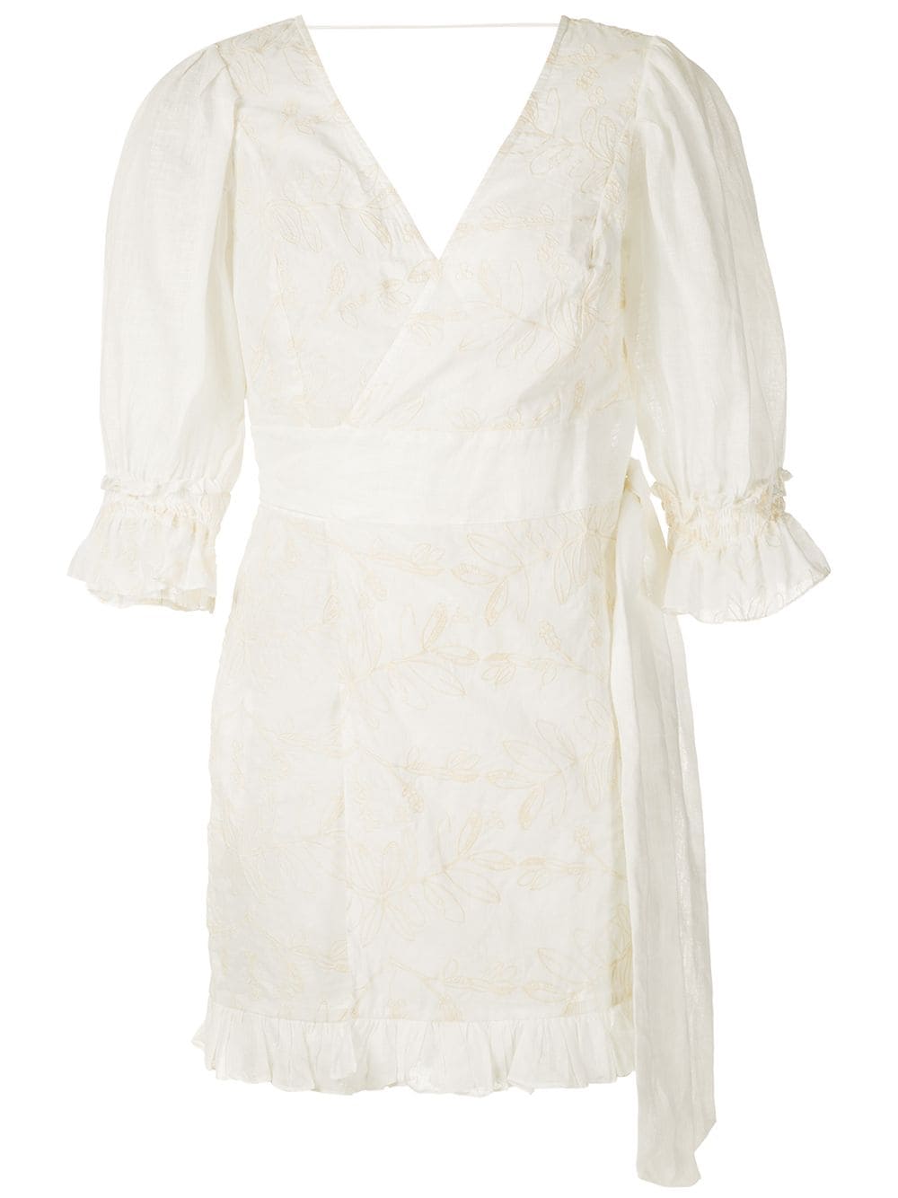 Clube Bossa Baron embroidered dress - White von Clube Bossa