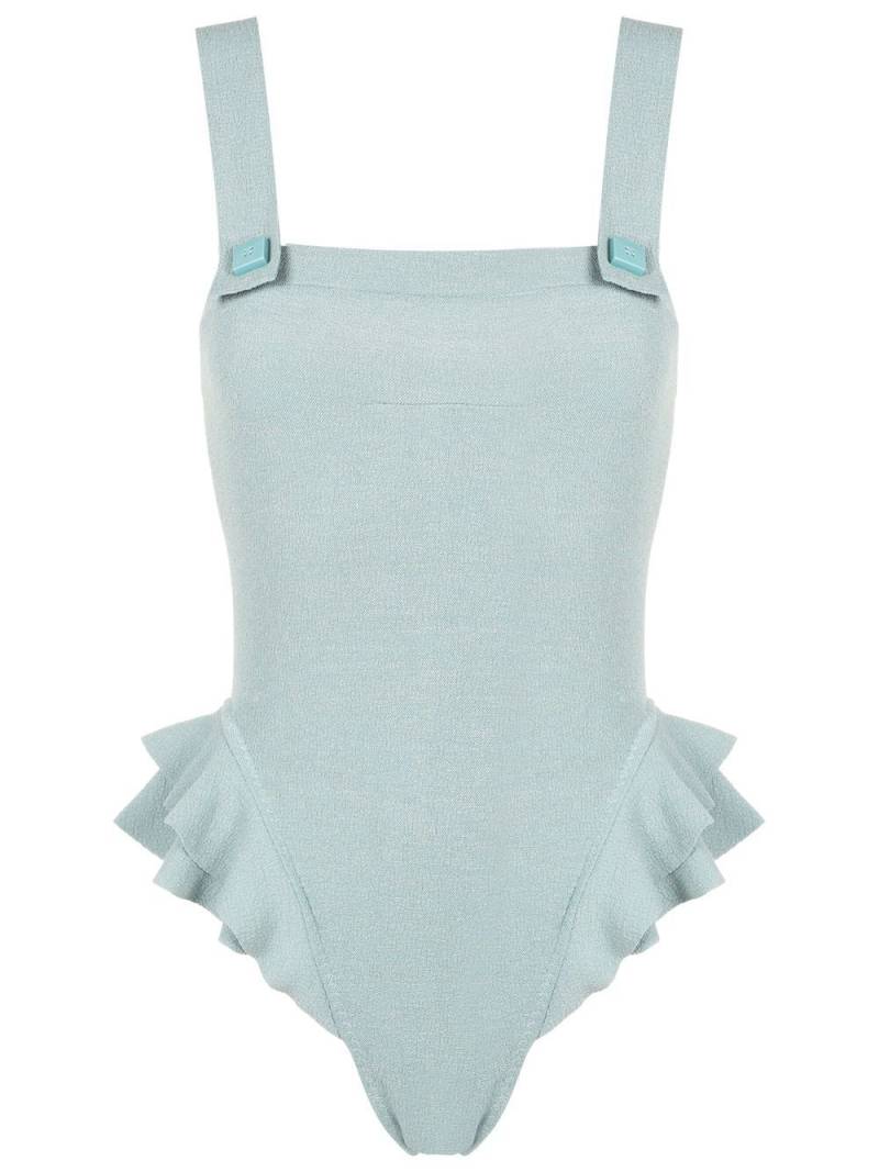 Clube Bossa Barres one-piece swimsuit - Blue von Clube Bossa