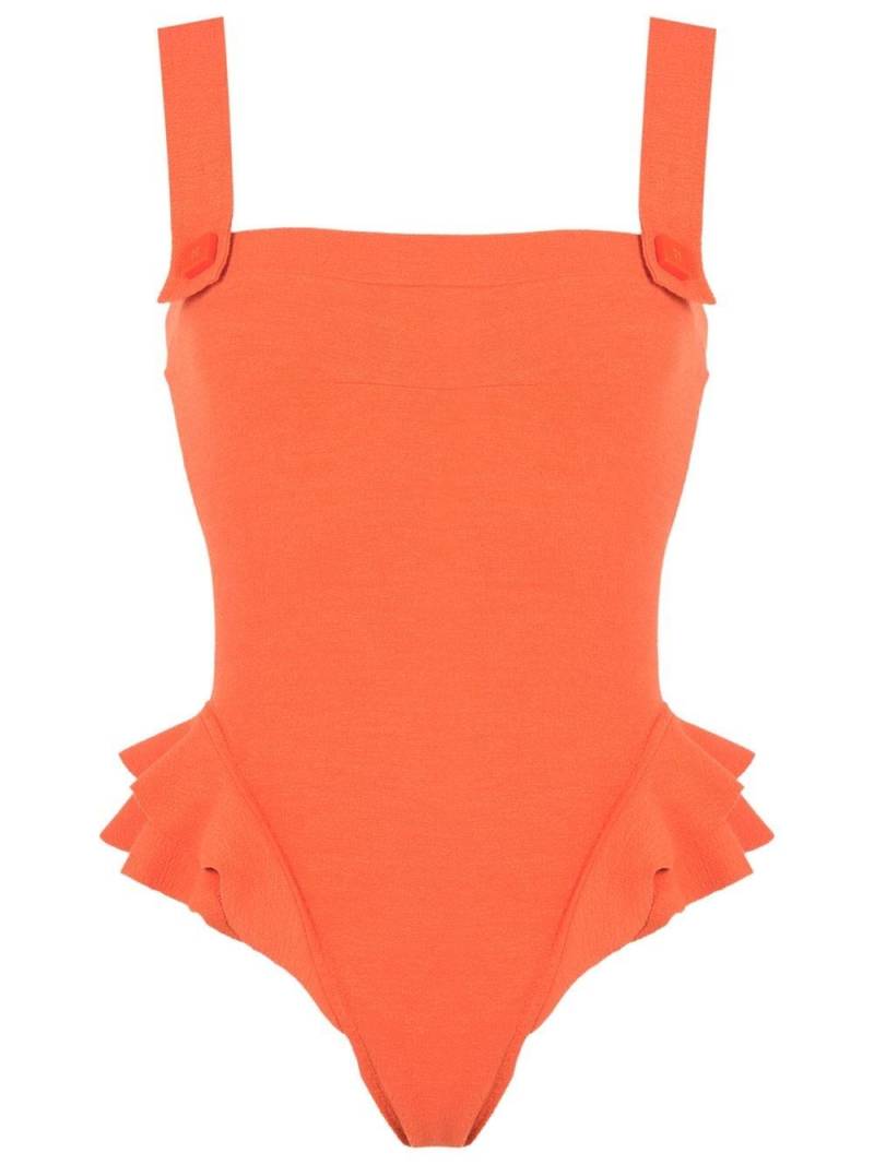 Clube Bossa Barres one-piece swimsuit - Orange von Clube Bossa