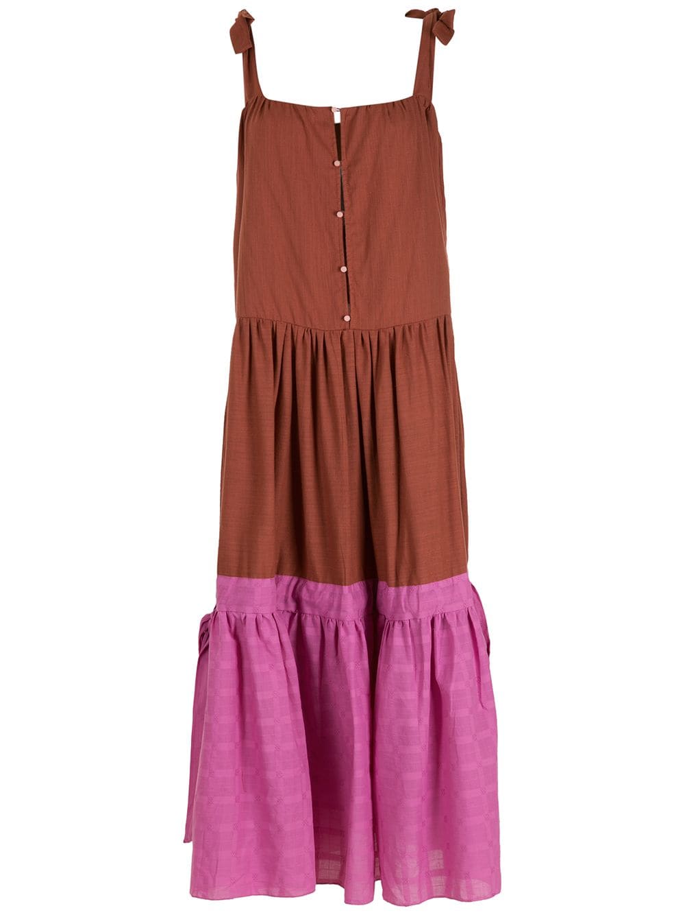 Clube Bossa Bolkan long dress - Brown von Clube Bossa