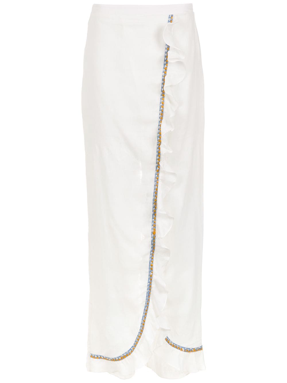 Clube Bossa ruffled Hare pants - White von Clube Bossa