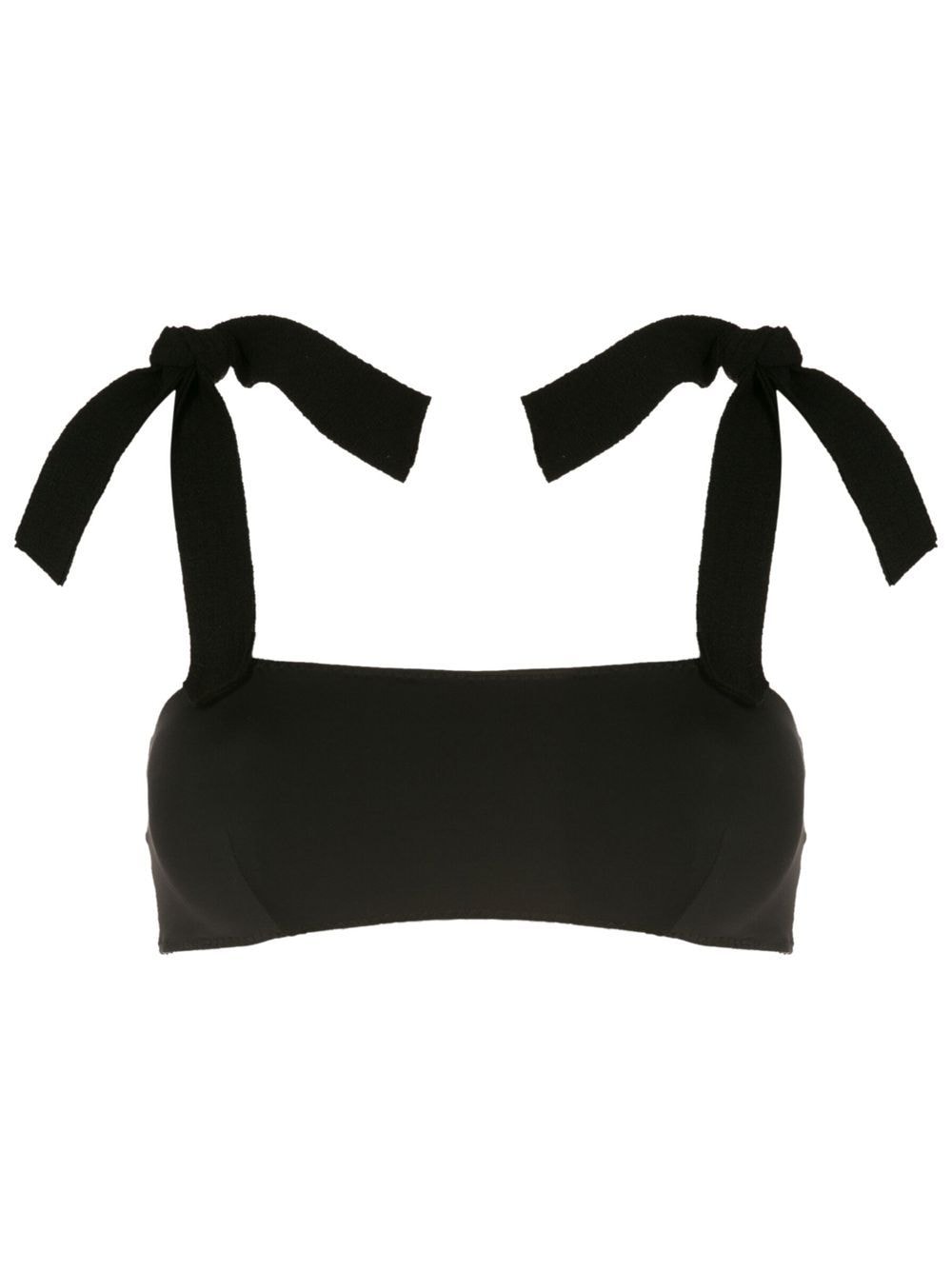 Clube Bossa Casall textured bikini top - Black von Clube Bossa