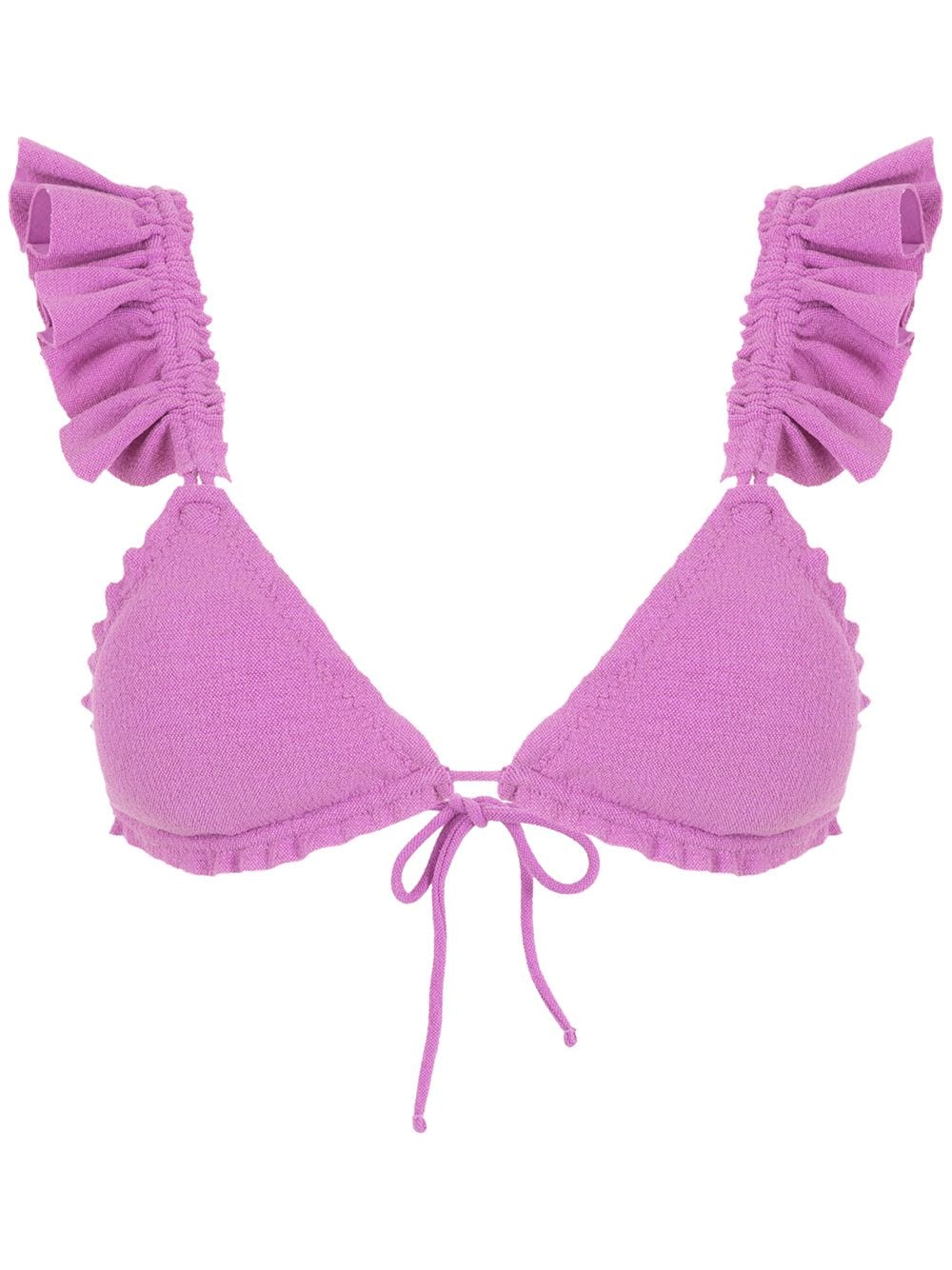Clube Bossa Laven ruffle-embellished bikini top - Pink von Clube Bossa