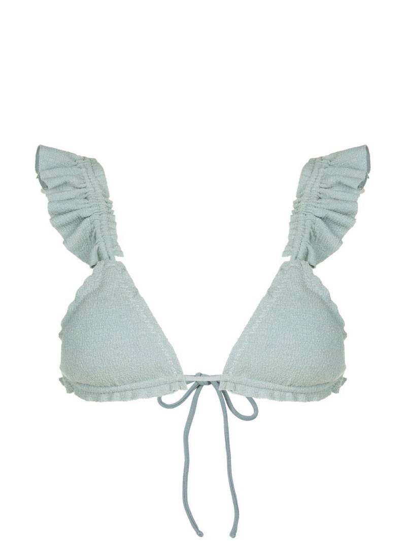 Clube Bossa Laven triangle bikini top - Blue von Clube Bossa