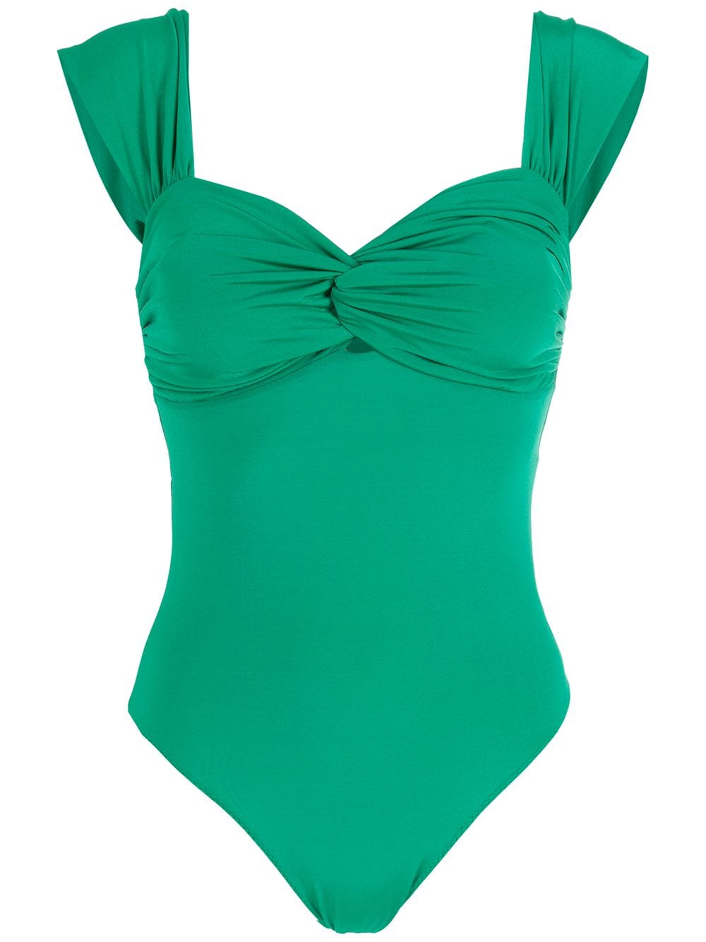 Clube Bossa Margareta ruched swimsuit - Green von Clube Bossa