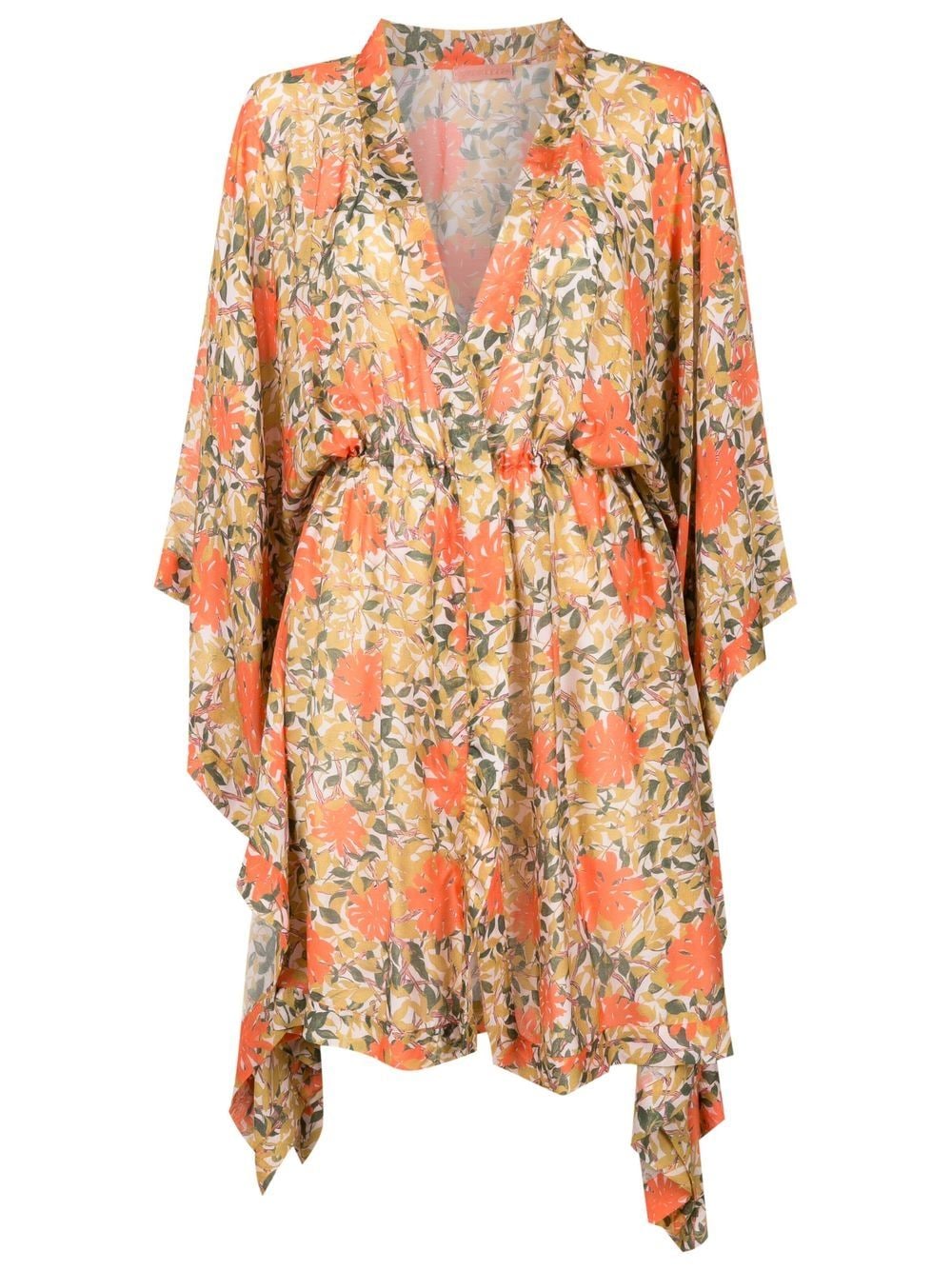 Clube Bossa Nilo floral-print dress - Orange von Clube Bossa