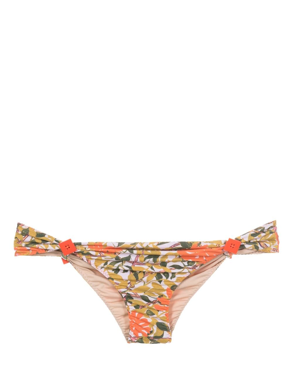 Clube Bossa Rings floral-print bikini bottoms - Multicolour von Clube Bossa