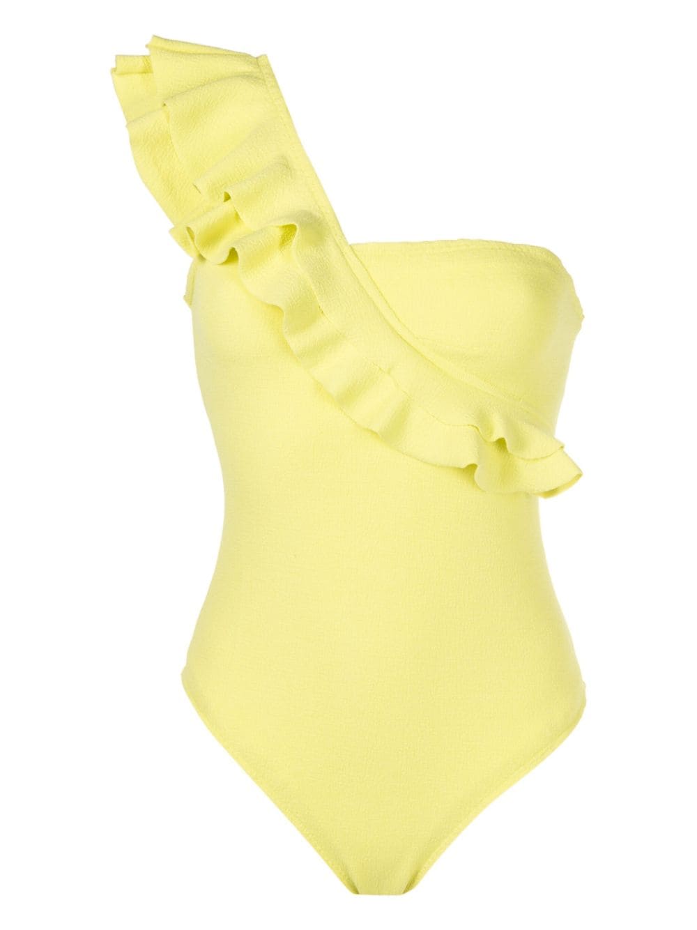 Clube Bossa Siola ruffled one-shoulder swimsuit - Yellow von Clube Bossa