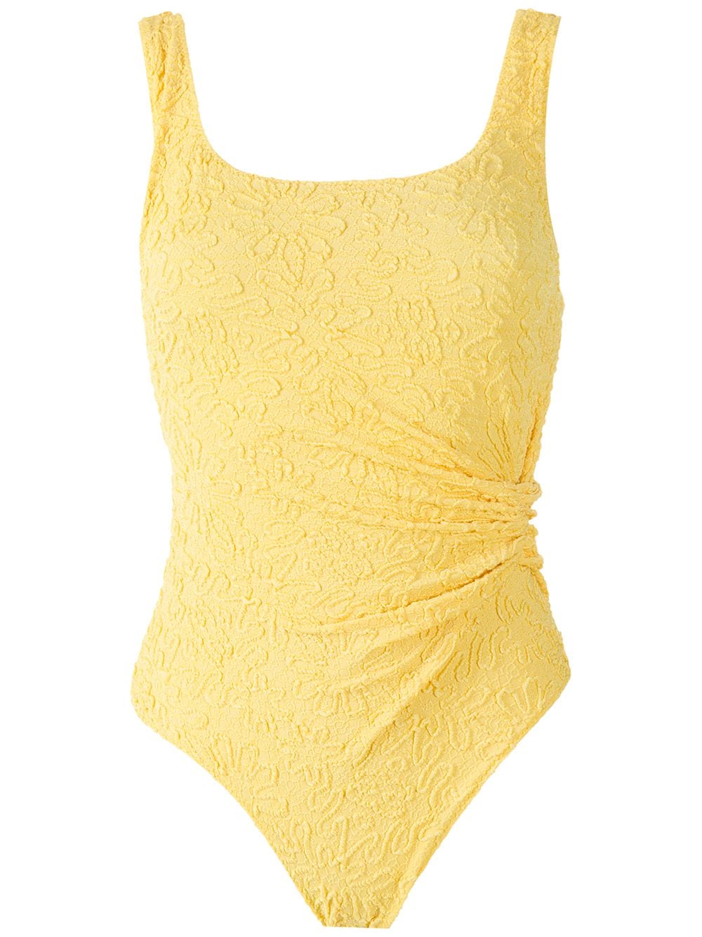 Clube Bossa Venna jacquard one-piece - Yellow von Clube Bossa