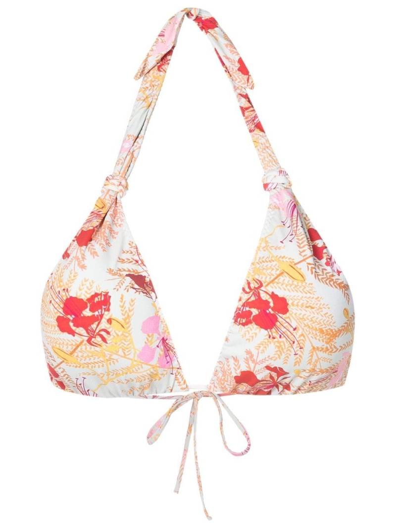 Clube Bossa braided ring-detail floral-print bikini - Neutrals von Clube Bossa