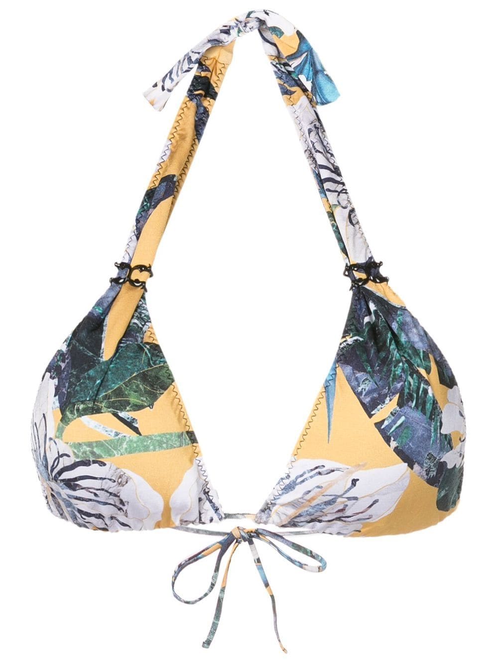 Clube Bossa floral bikini top - Blue von Clube Bossa