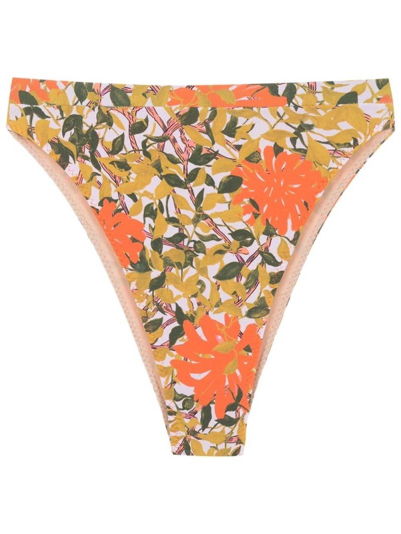 Clube Bossa floral-print bikini bottoms - Orange von Clube Bossa