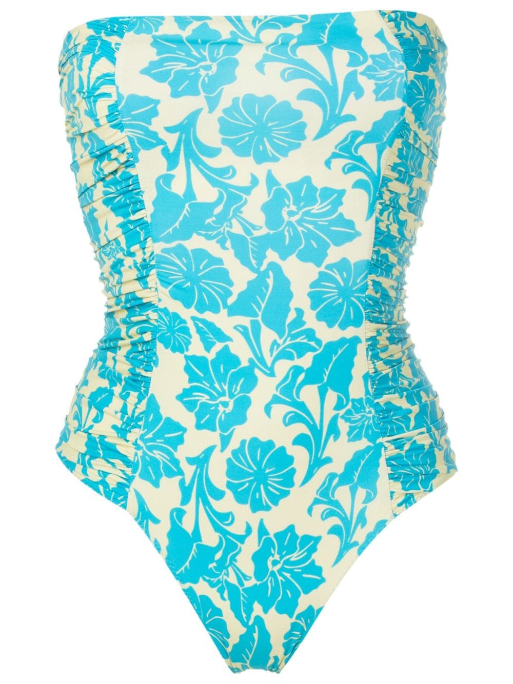 Clube Bossa floral-print detachable-strap swimsuit - Blue von Clube Bossa