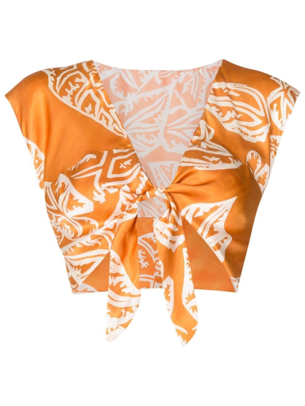 Clube Bossa front-tied bikini top - Orange von Clube Bossa