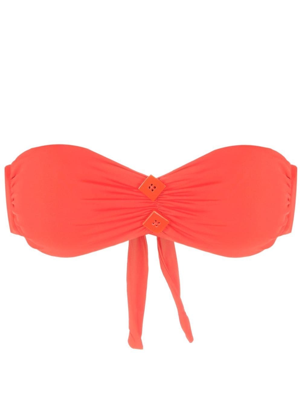 Clube Bossa halterneck bandeau bikini top - Orange von Clube Bossa